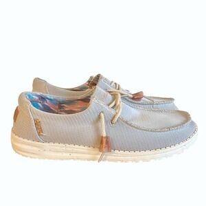 Hey Dude Wendy Eco Sox Cloud Gray Women's Size 8 Slip On Casual Comfort Shoes